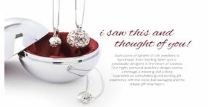 - Sphere of Life is the perfect jewellery gift. Each design was created to express a special sentimental message.Shop Now And Receive 5% Cashback.